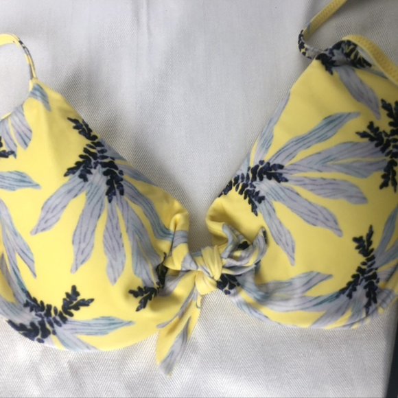 NWT Women's Yellow and Blue 2 Piece ViX Paula Hermanny Swimsuit - Picture 5 of 5